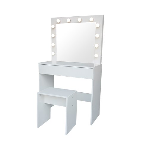 Kozmetický stolík so zrkadlom Kamila