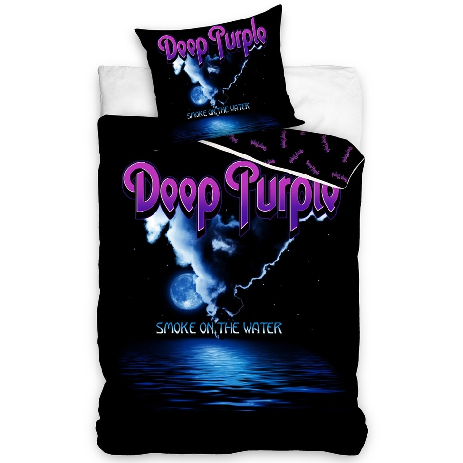 Carbotex Bavlnené obliečky Deep Purple Smoke on the water