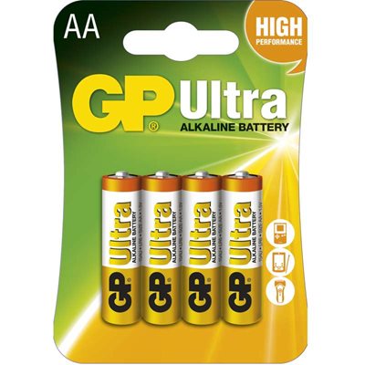 Alkalické batérie GP Ultra LR6 (AA)