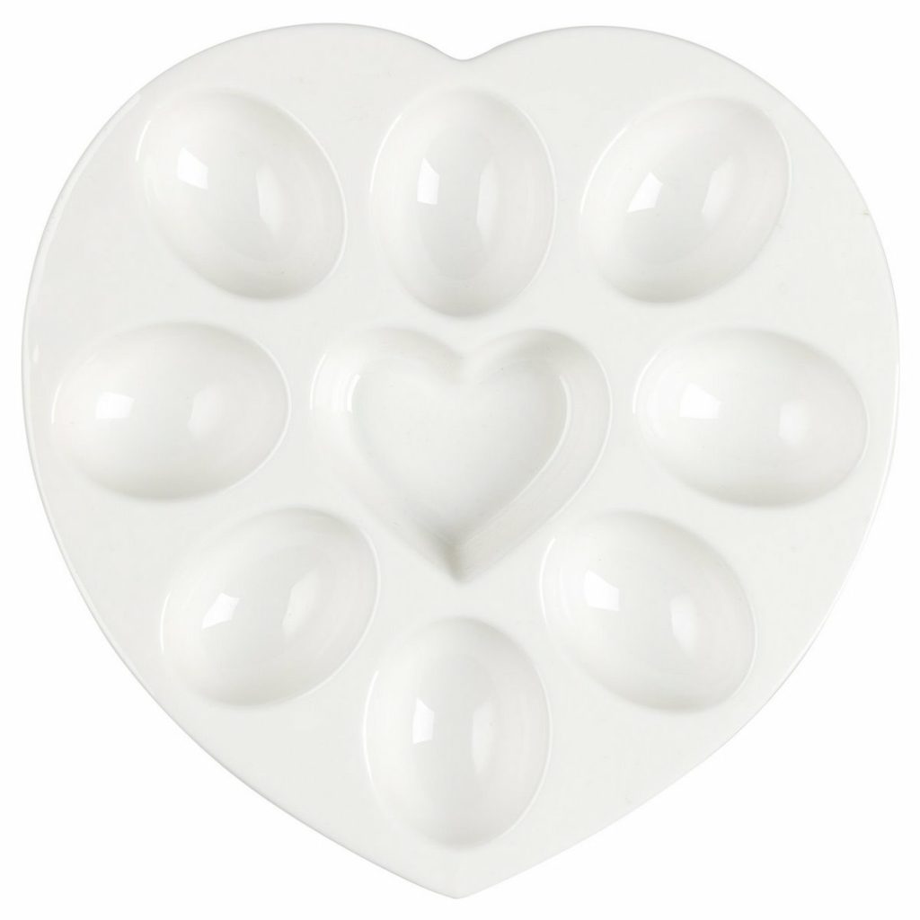 Florina Porcelánový tanier na vajíčka Heart