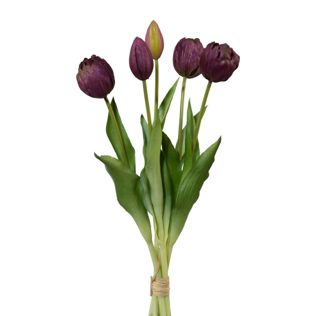 Umelý zväzok Tulipánov fialová
