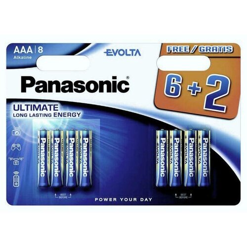Panasonic LR03EGE/8BW 6+2F EVOLTA batéria