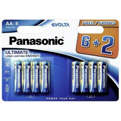 Panasonic LR6EGE/8BW 6+2F EVOLTA batéria