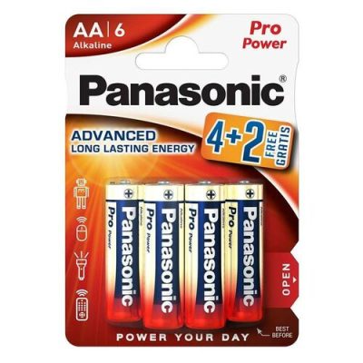 Panasonic LR6PPG/6BP 4+2F Pro Power Gold batéria