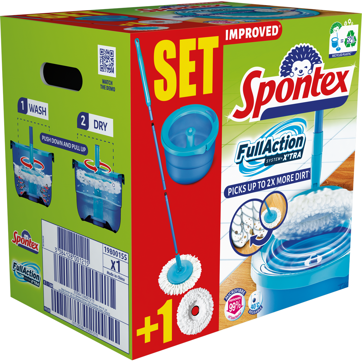Spontex Full Action System Plus plochý mop