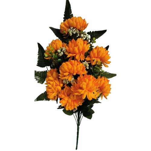 Umelá dekoratívna kytica Chryzantéma
