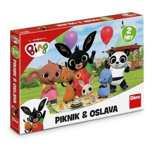 Piknik a Oslava 2v1 Zajačik Bing detské spoločenské hry v krabici 33