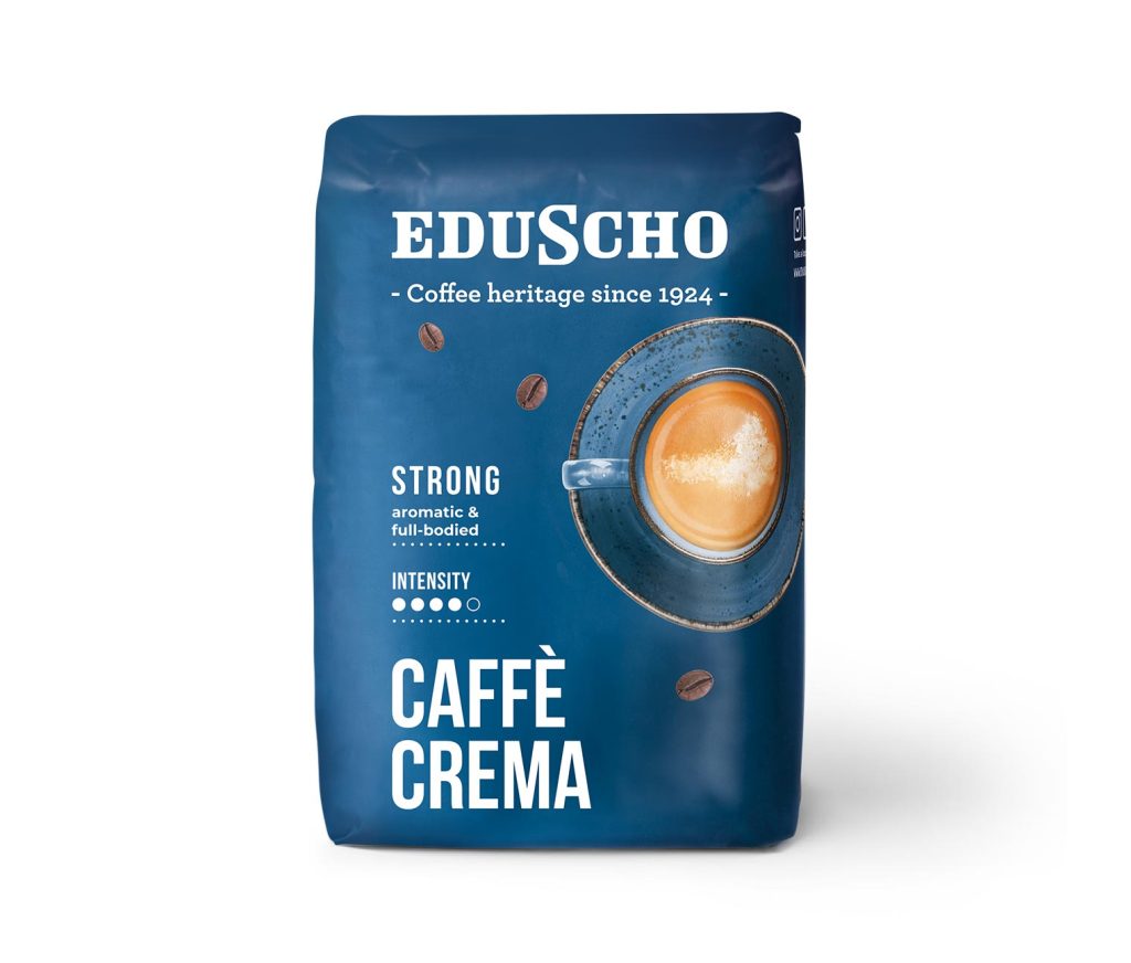Eduscho Caffè Crema Strong - 500 g zrnkovej kávy