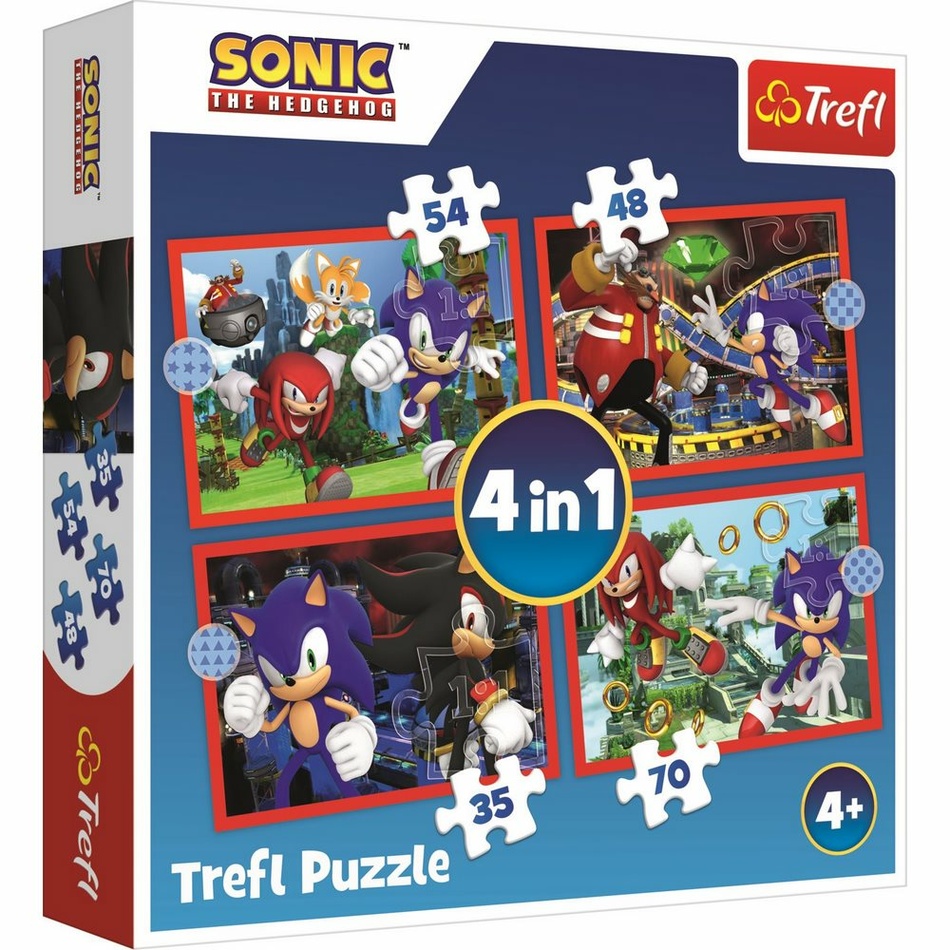 Trefl Puzzle Sonic Dobrodružná jazda