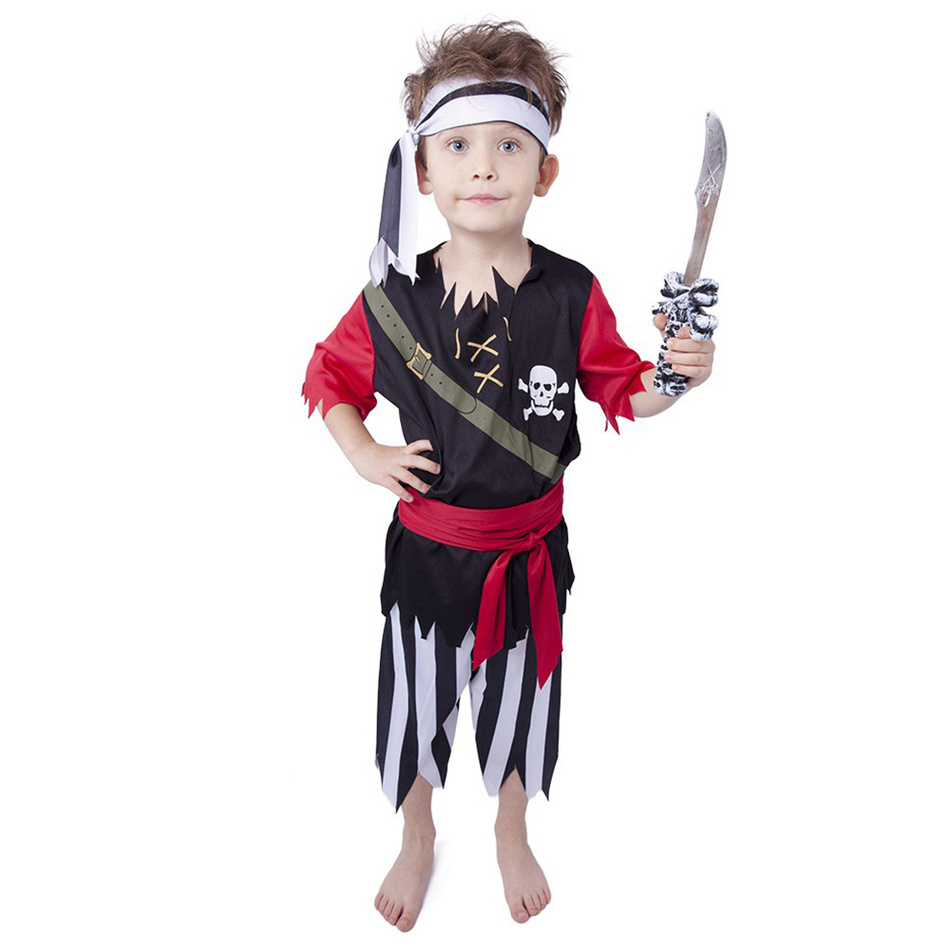 Rappa Detský kostým Pirát so šatkou